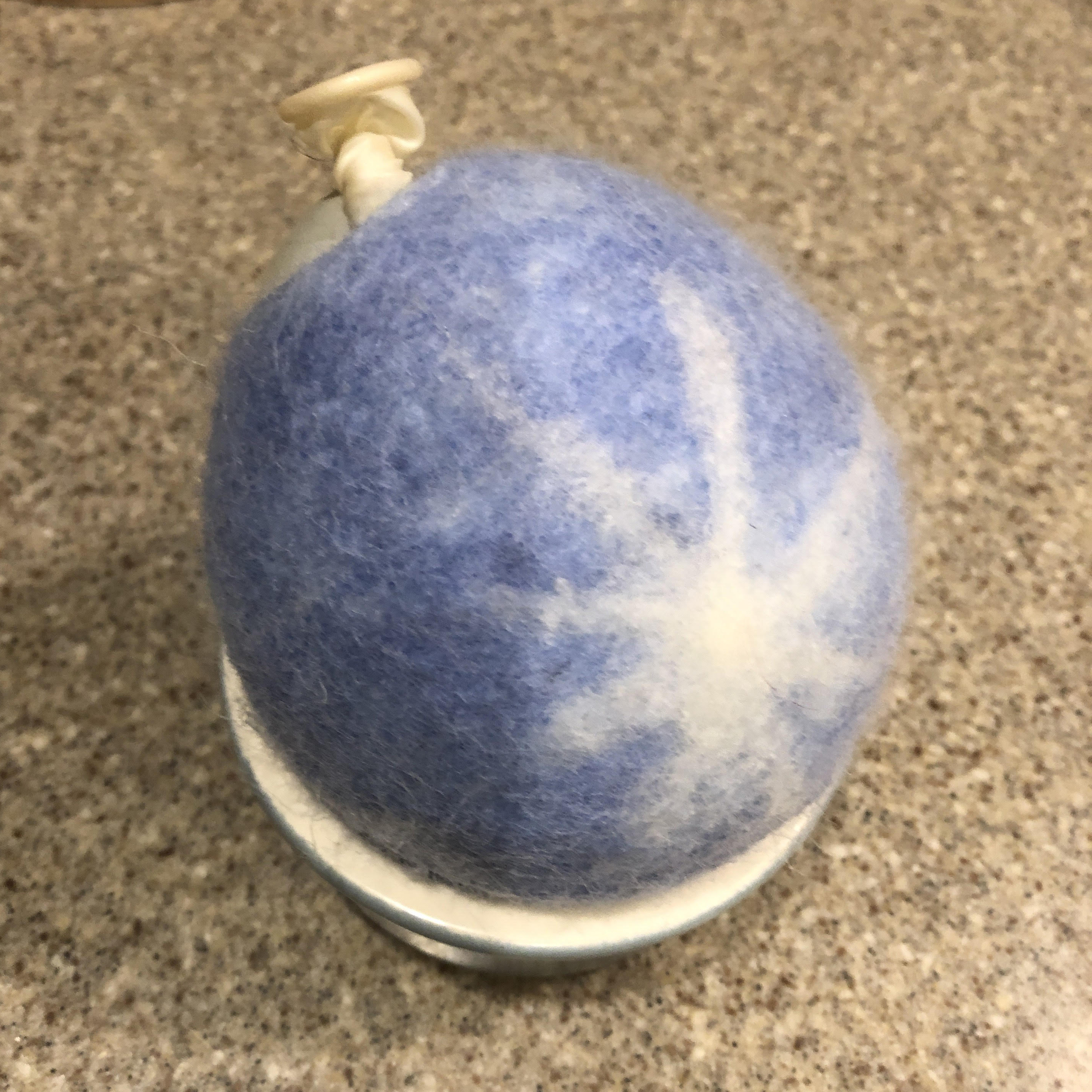 Picture of a felted ornament