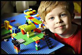 Child with Legos