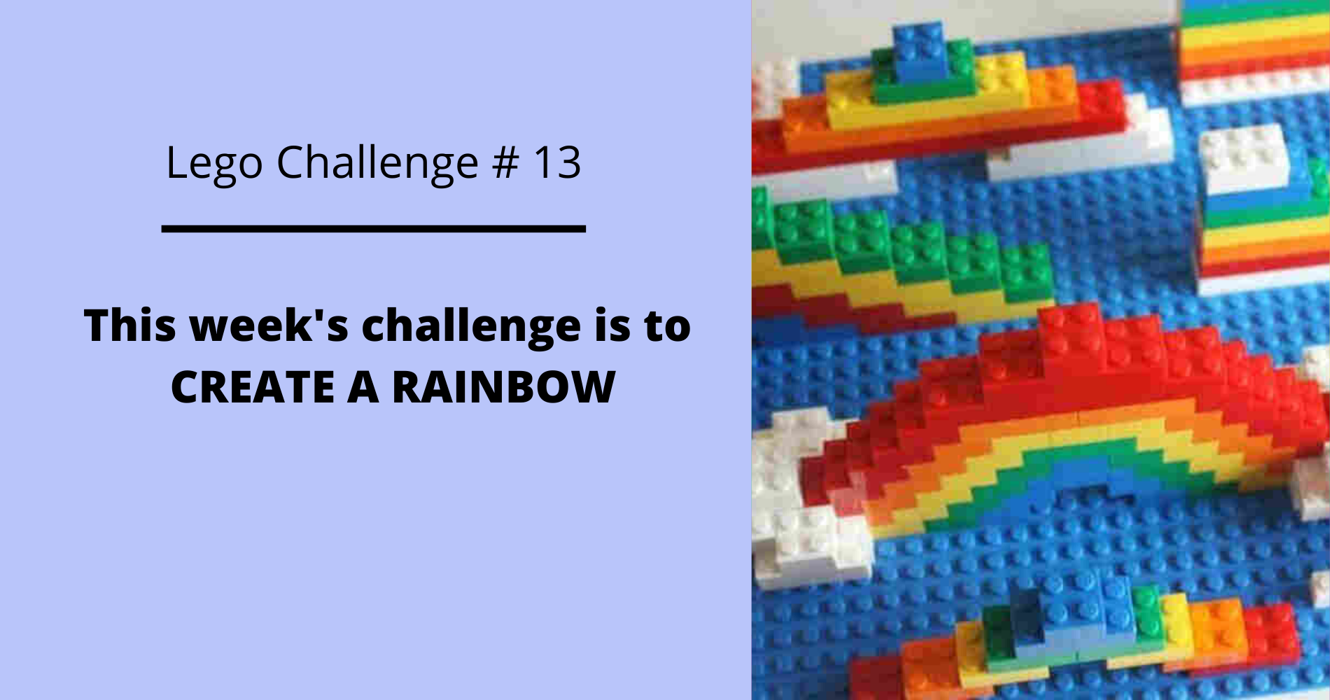Lego Challenge #13 - Create a Rainbow