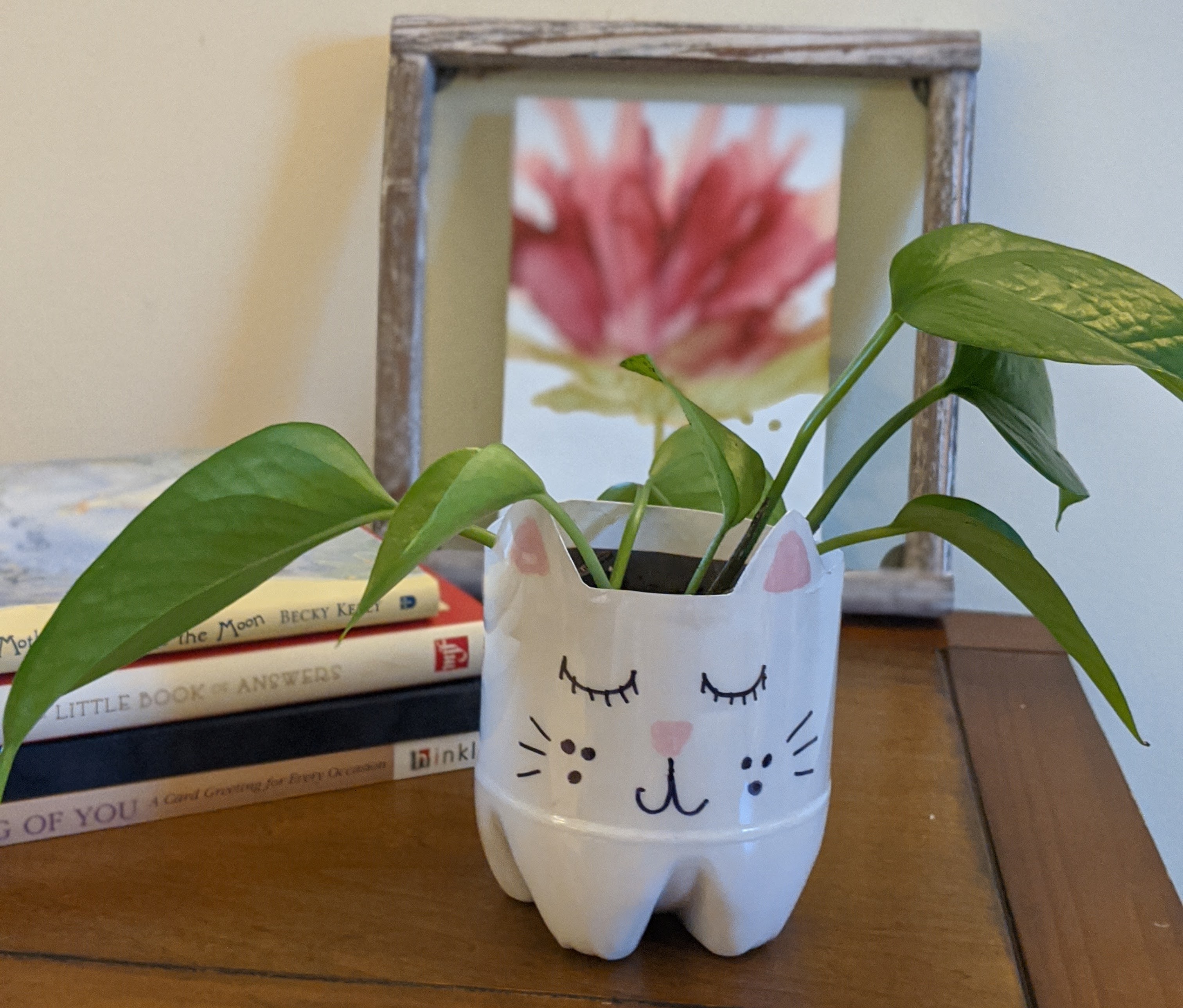 cute cat planter