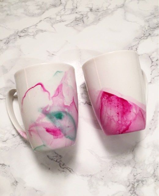 Marble Coffee Cups
