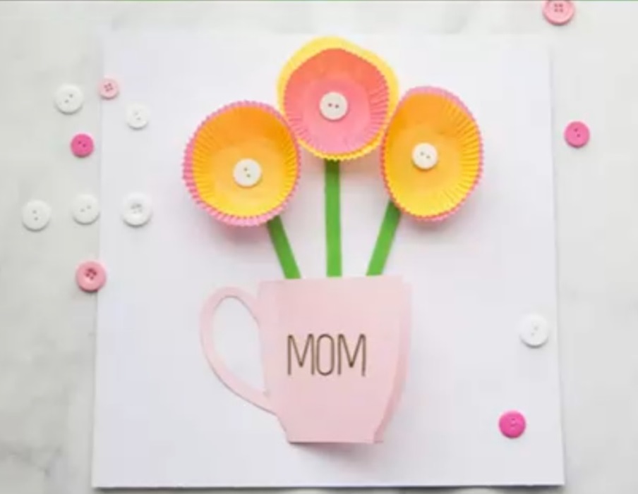 Mother's Day flower craft