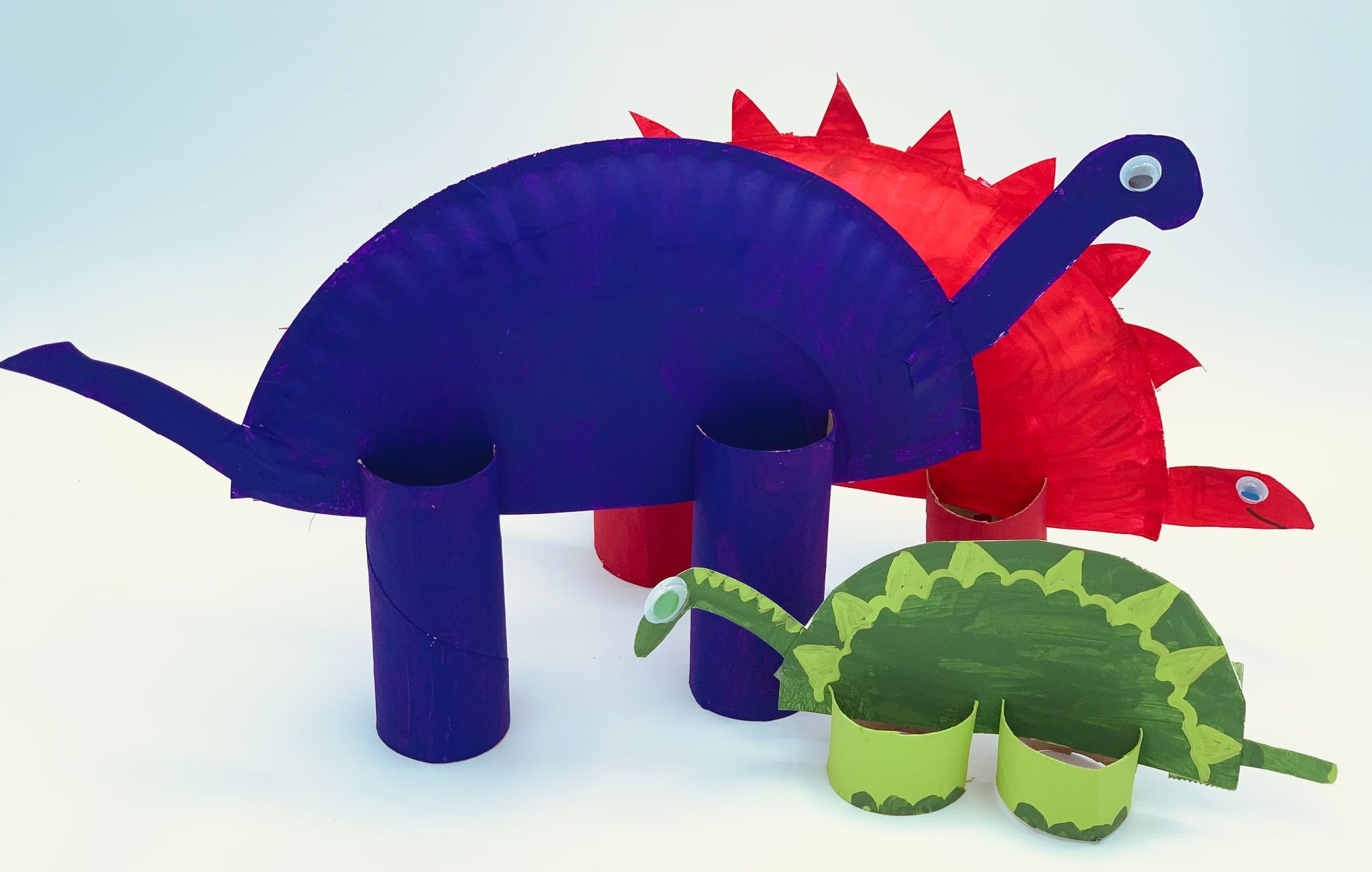 Paper Plate Dinosaurs