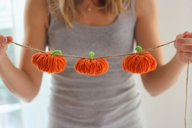 pumpkin garland