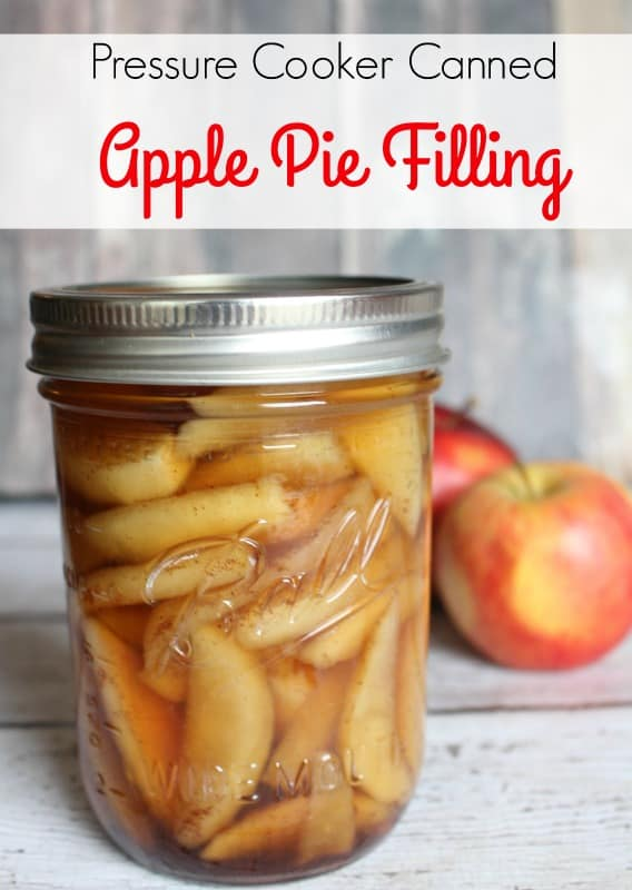 Apple Pie Filling in jar