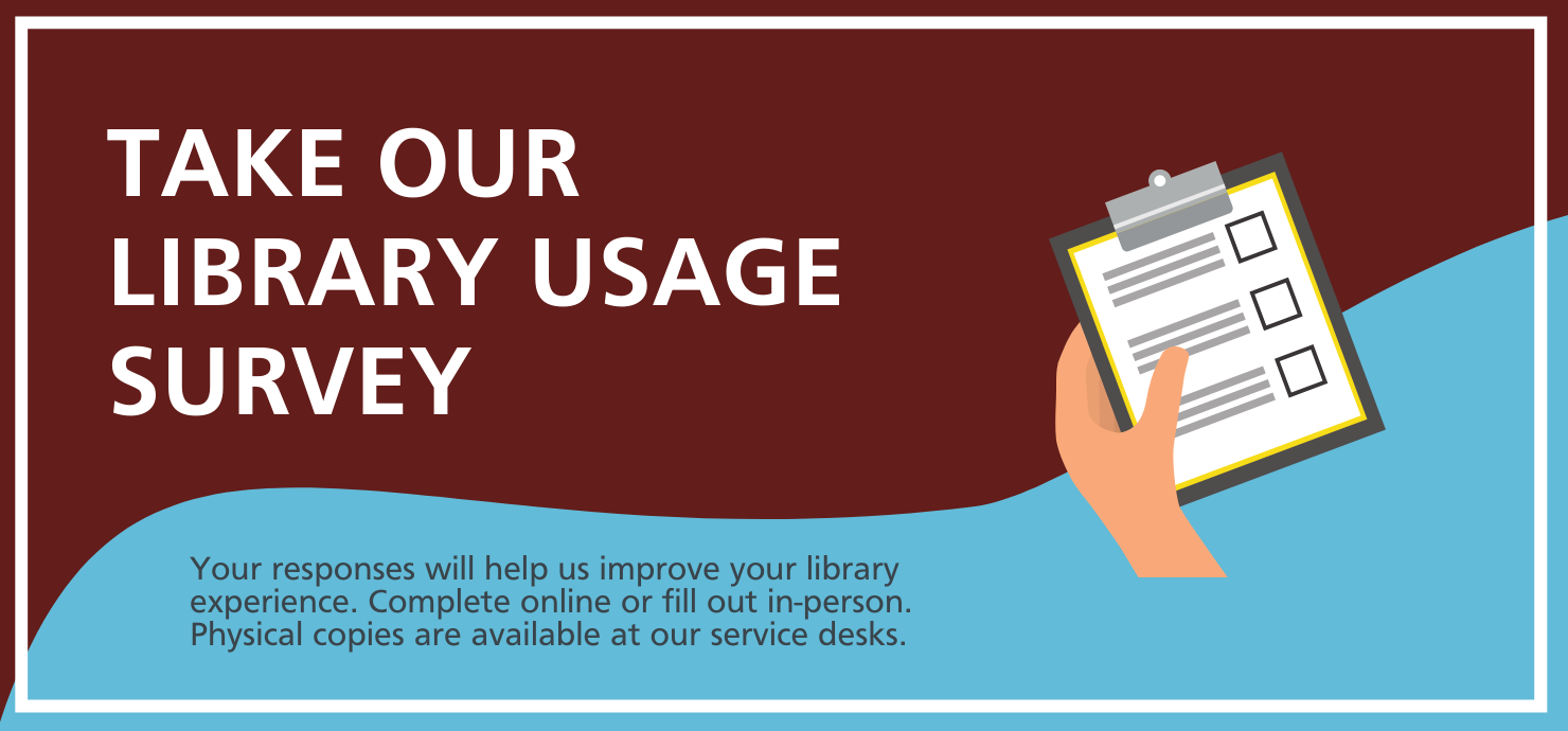 Take Our Library Usage Survey