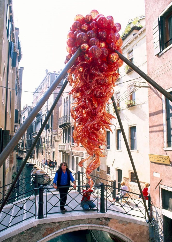 Dale Chihuly in Venice