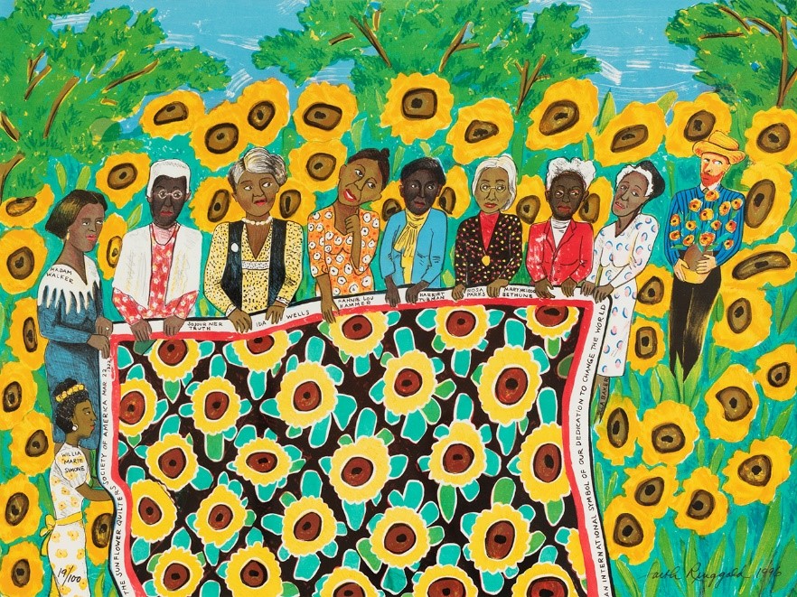 Faith Ringgold Quilt Painting