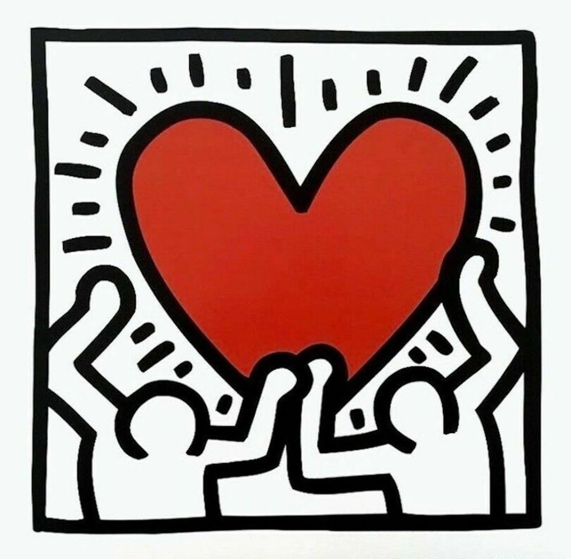 Keith Haring Heart