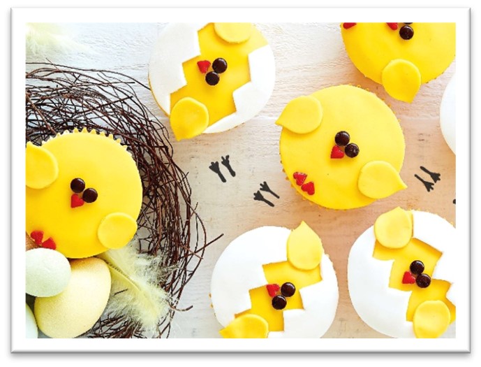 Egg to Chick Cupcakes