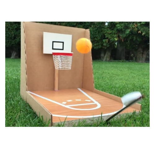 Do-it-yourself basketball court
