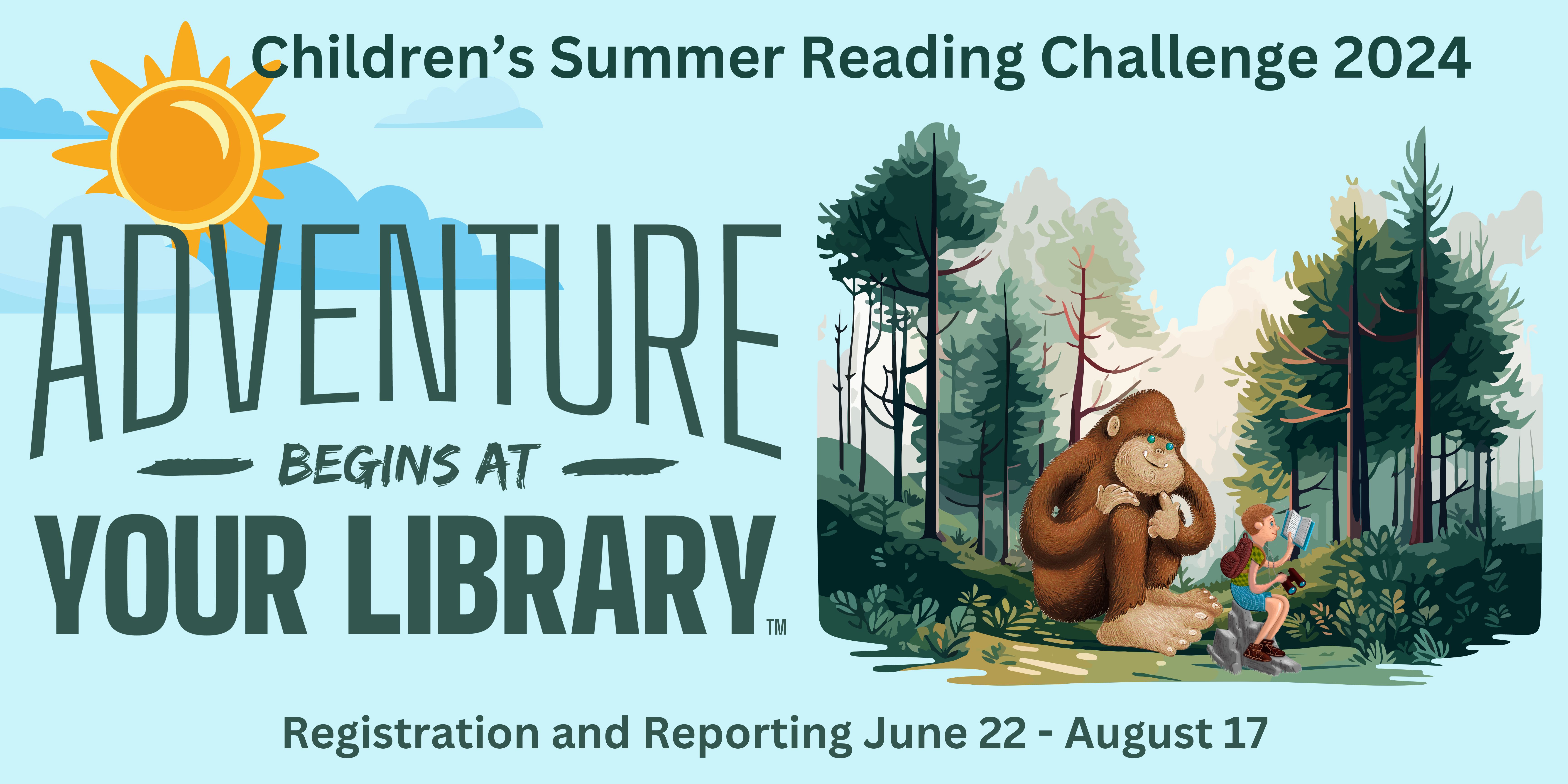 Adventure Begins at Your Library-Summer Reading Challenge 2024