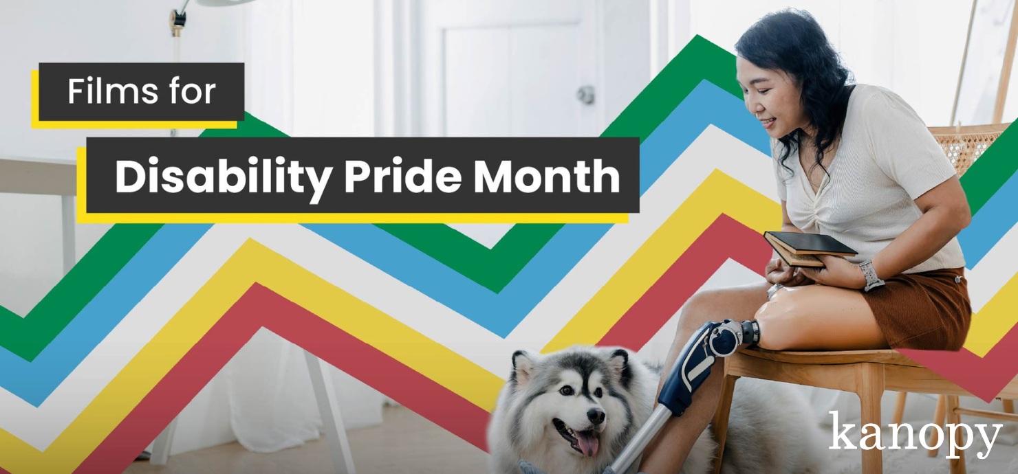 Kanopy Disability Pride Month graphic.