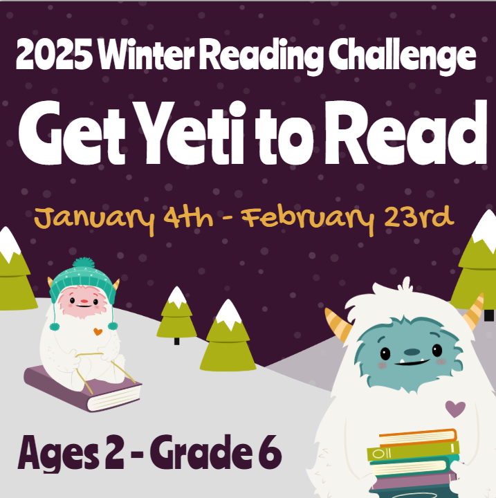 Get Yeti to Read: 2025 Winter Reading Challenge