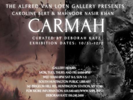Alfred Van Loen Gallery Presents CARMAH, Curated by Deborah Katz, exhibition dates October 31 - December 2, 2020.