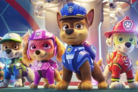 paw patrol movie times sunday