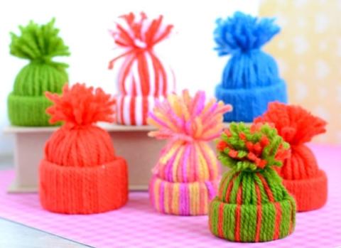 Mini Yarn Hats