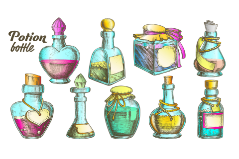 potion bottles