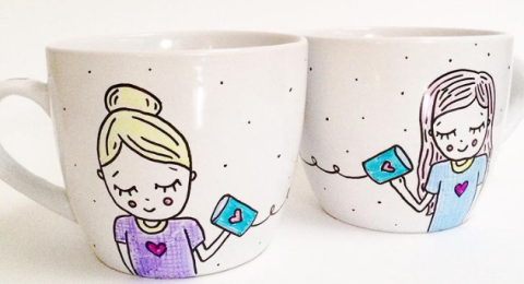 Custom design a ceramic mug!
