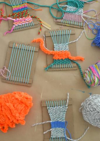 Weaving with Kids