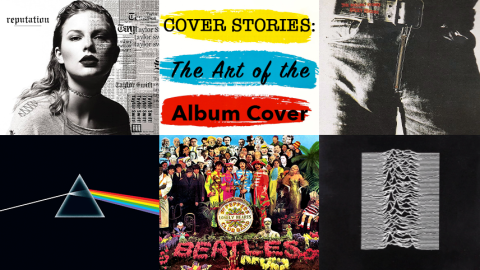 A graphic featuring 5 album covers.