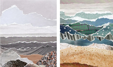 Examples of landscape collage.