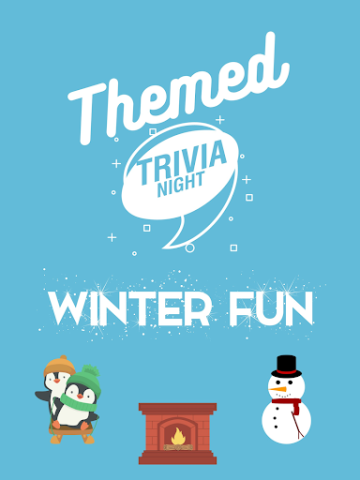 Themed trivia night winter fun