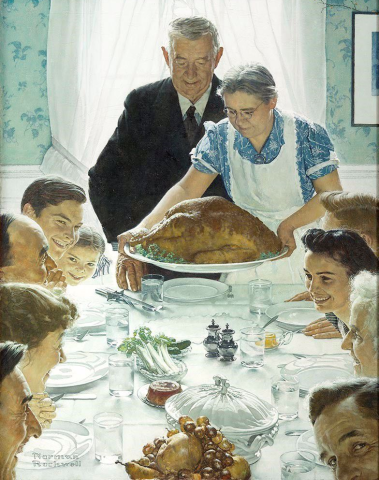 Norman Rockwell painting