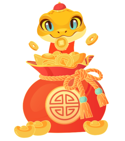 Lunar New Year snake