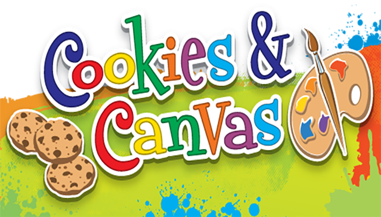 Cookies & Canvas text