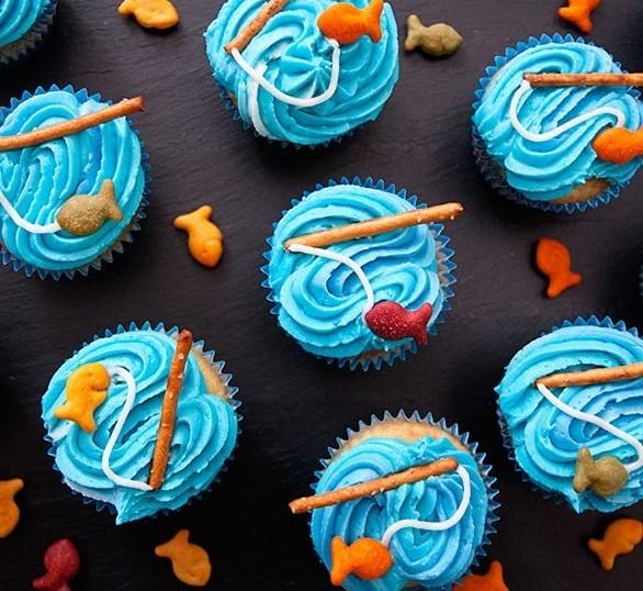 Gone Fishing Cupcakes