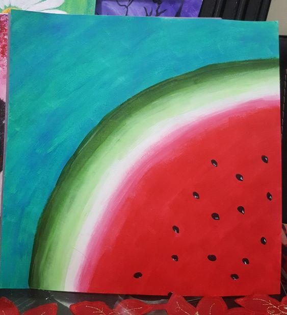 Watermelon paint night