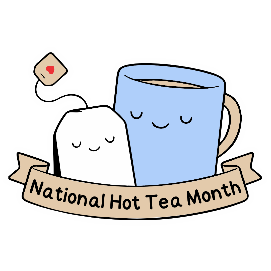 Mug and tea bag for National Hot Tea Month