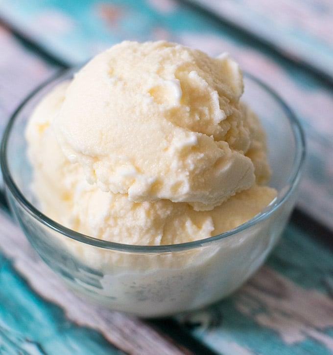 Homemade ice cream