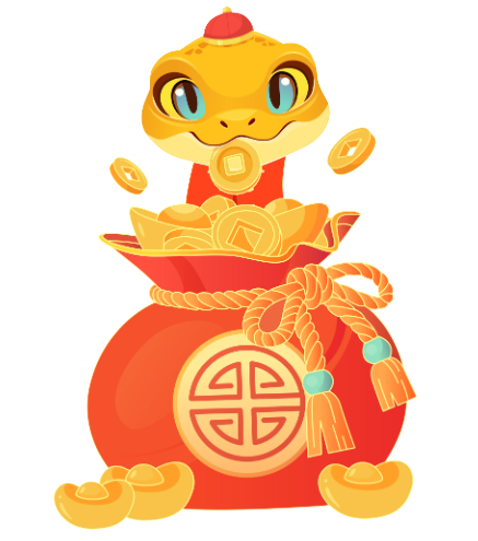 Lunar New Year snake