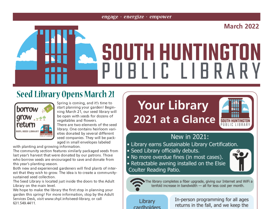 March 2022 Newsletter Cover
