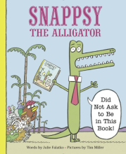 Snappsy The Alligator book cover art