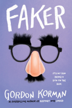 Faker, by Gordon Korman book jacket